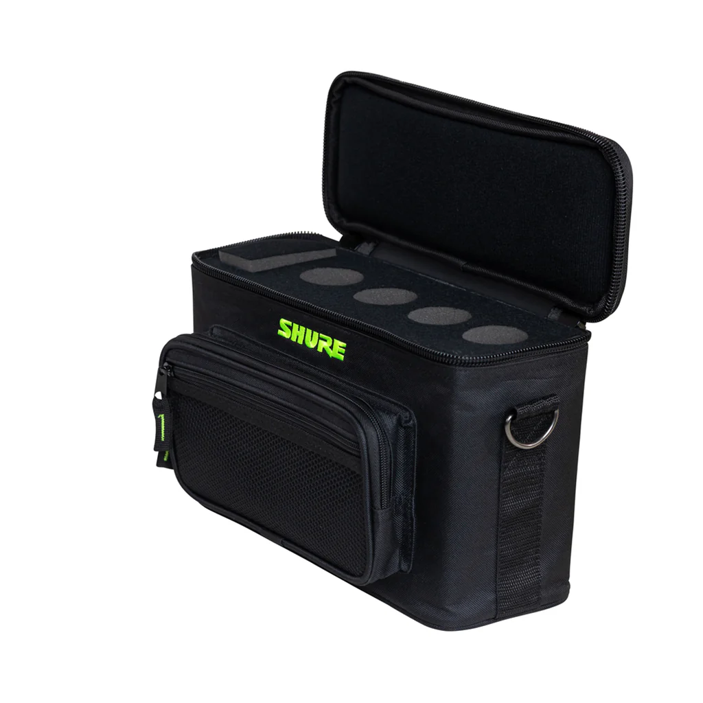 Shure By Gator SH-MICBAG04 Padded Microphone Bag - Holds Up to 4 Mics - Image 4