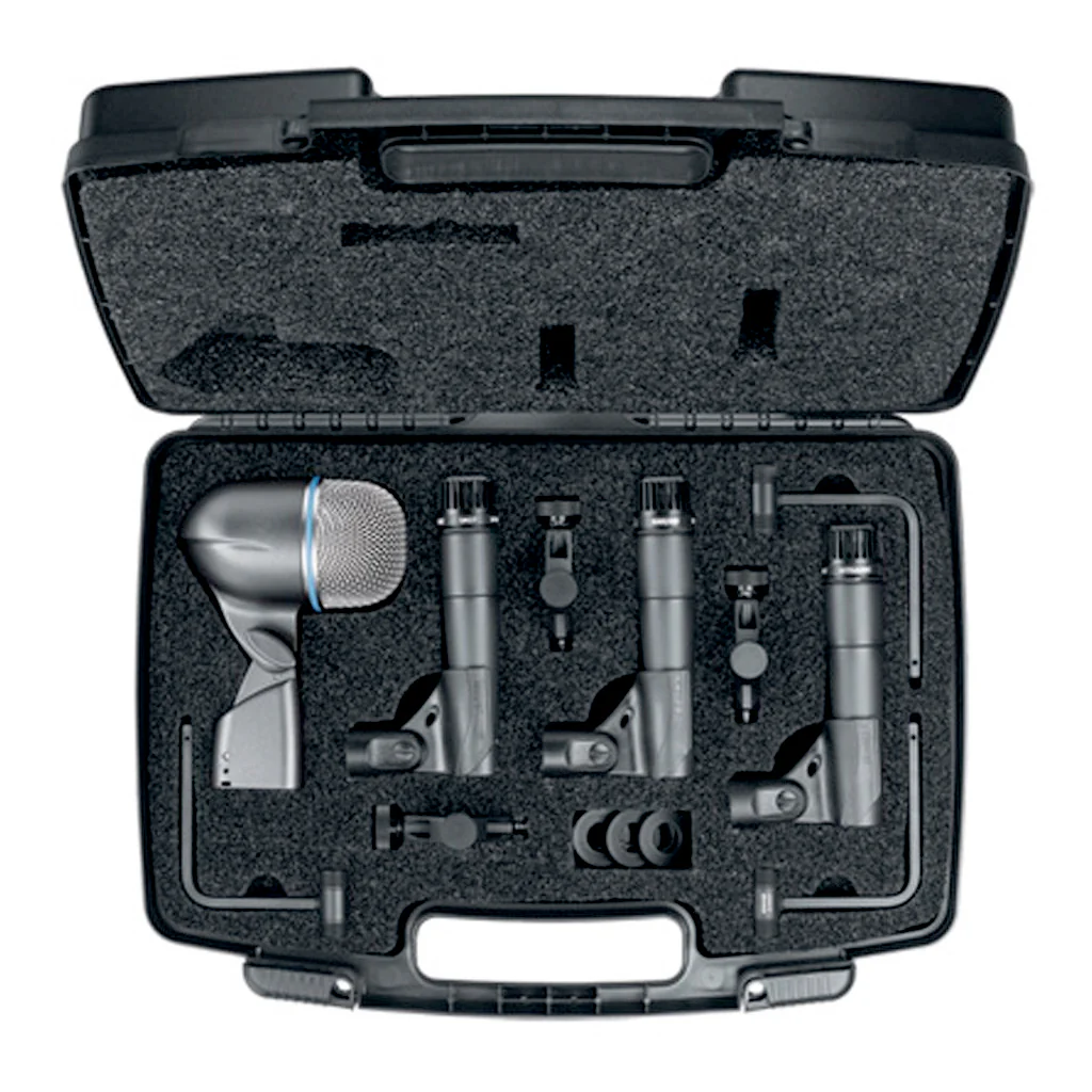 Shure DMK57-52 Drum Microphone Kit 3x SM57; 1x BETA52A 3x A56D Mounts + Case