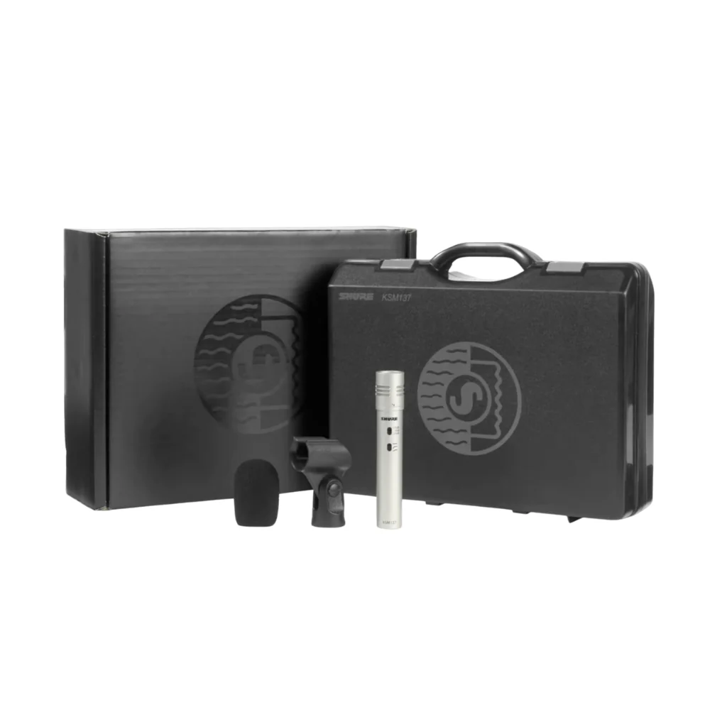 Shure KSM137SL Microphone Studio Condenser Cardioid in Champagne - Image 2