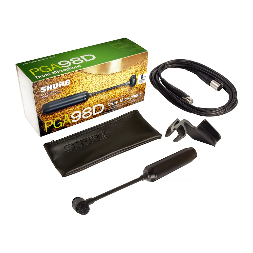 Shure PGA98D Cardioid Condenser Instrument Microphone + XLR Cable - Image 4