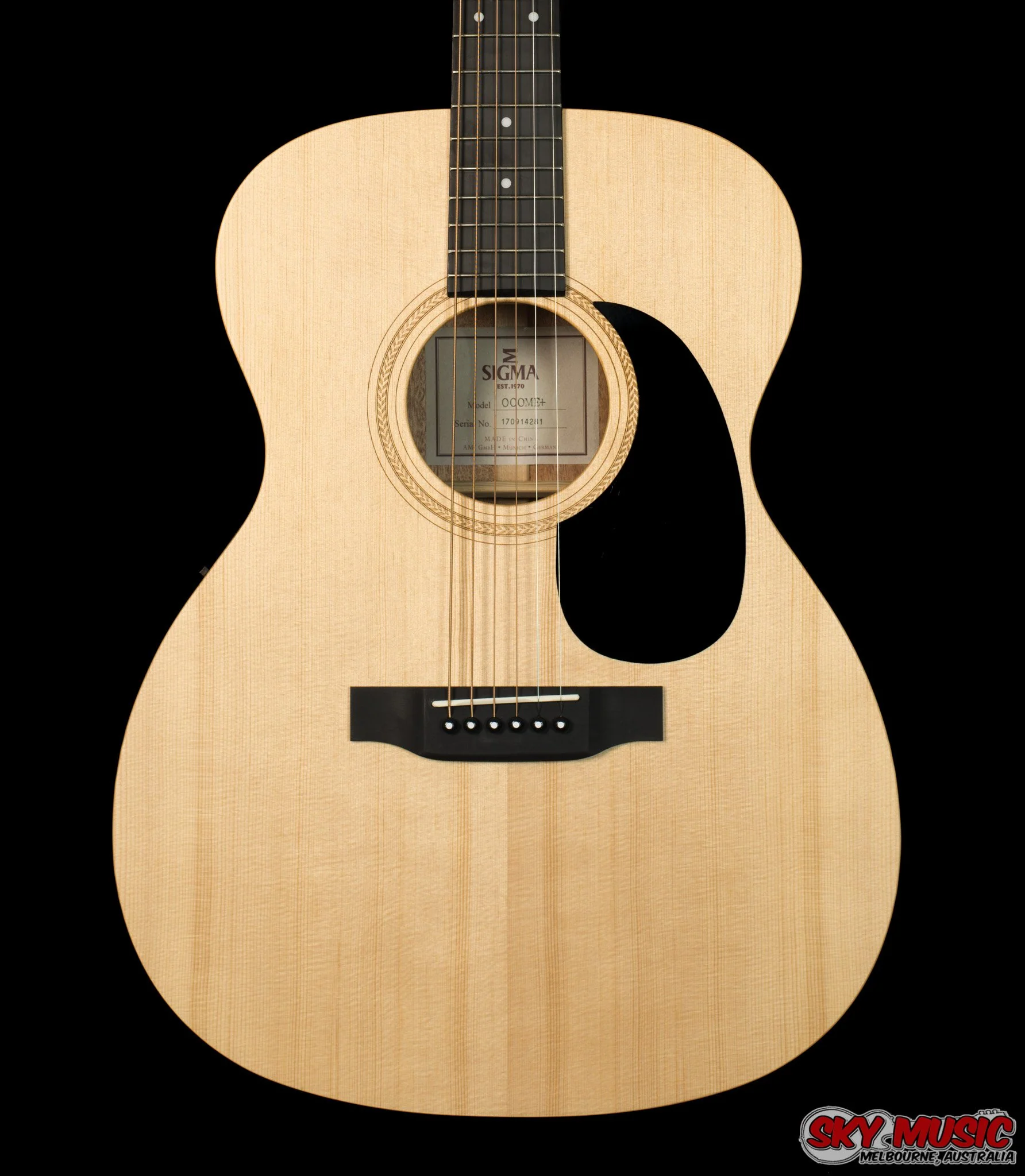 Sigma 000ME Style 000 - Spruce/Mahogany + EQ - Image 8