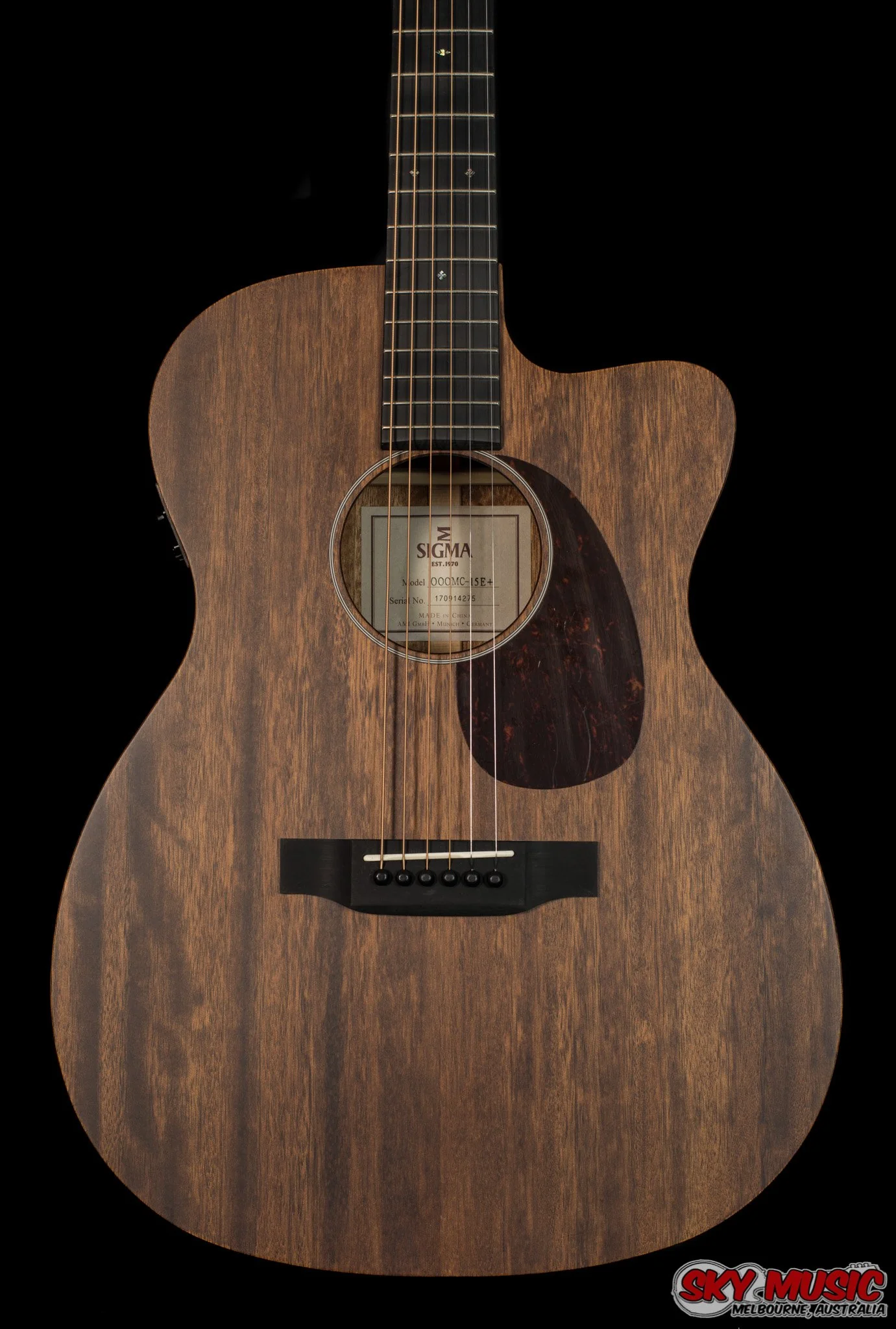 Sigma 000MC-15E Acoustic Guitar - Image 8