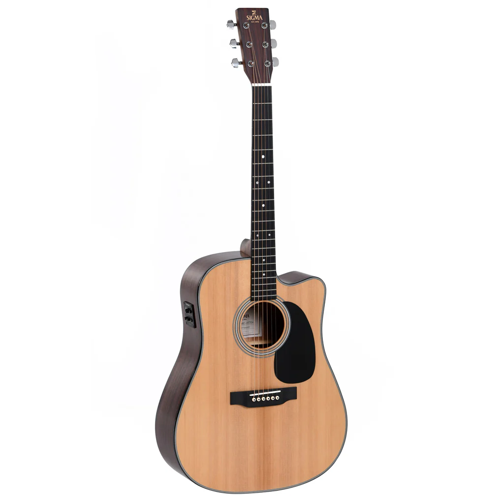 Sigma DMC-1E 1-Series Dreadnought Acoustic Electric Guitar - Image 2