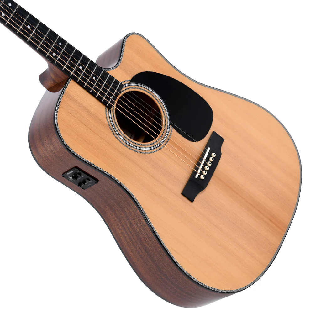Sigma DMC-1E 1-Series Dreadnought Acoustic Electric Guitar - Image 4