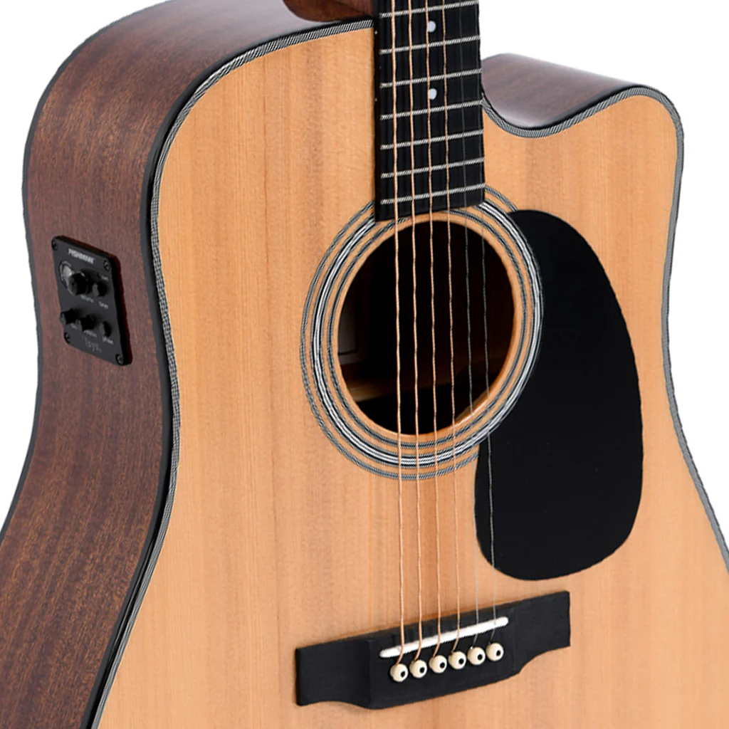 Sigma DMC-1E 1-Series Dreadnought Acoustic Electric Guitar - Image 5