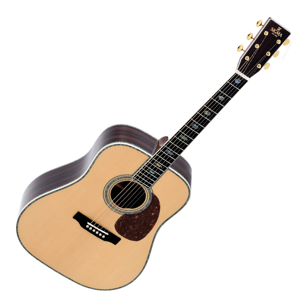 Sigma DT45 Dreadnought with Pearl Inlays - Image 7