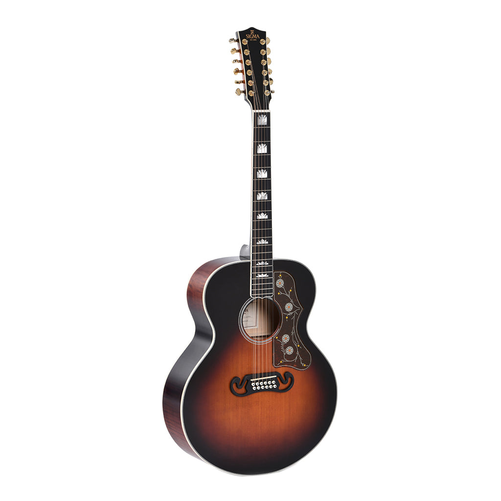 Sigma GJA12SG200 Grand Jumbo 12 String in Sunburst - Image 2