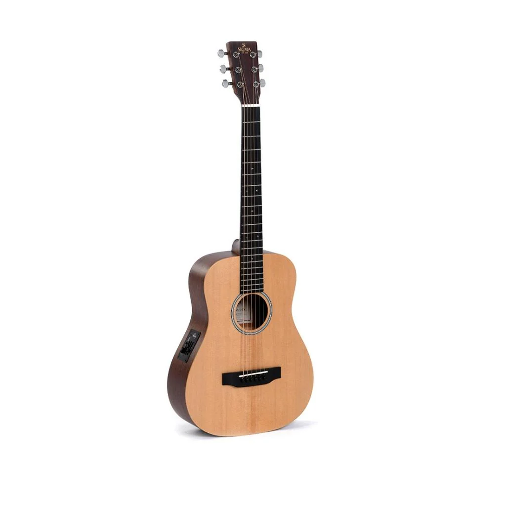 Sigma TM-12E Travel Guitar - Spruce/Mahogany + EQ/Gigbag - Image 2
