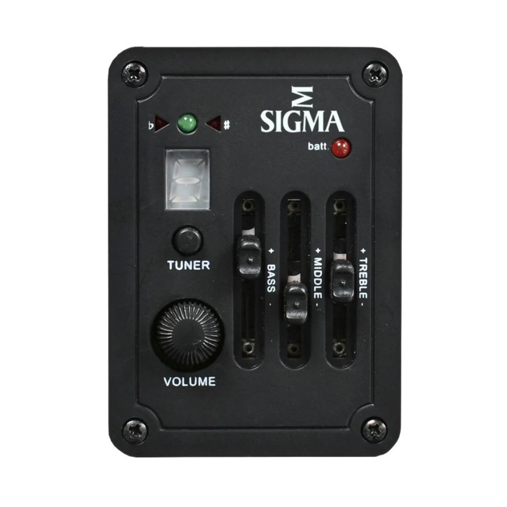Sigma TM-15E Travel Guitar Mahogany + EQ/Gigbag - Image 8