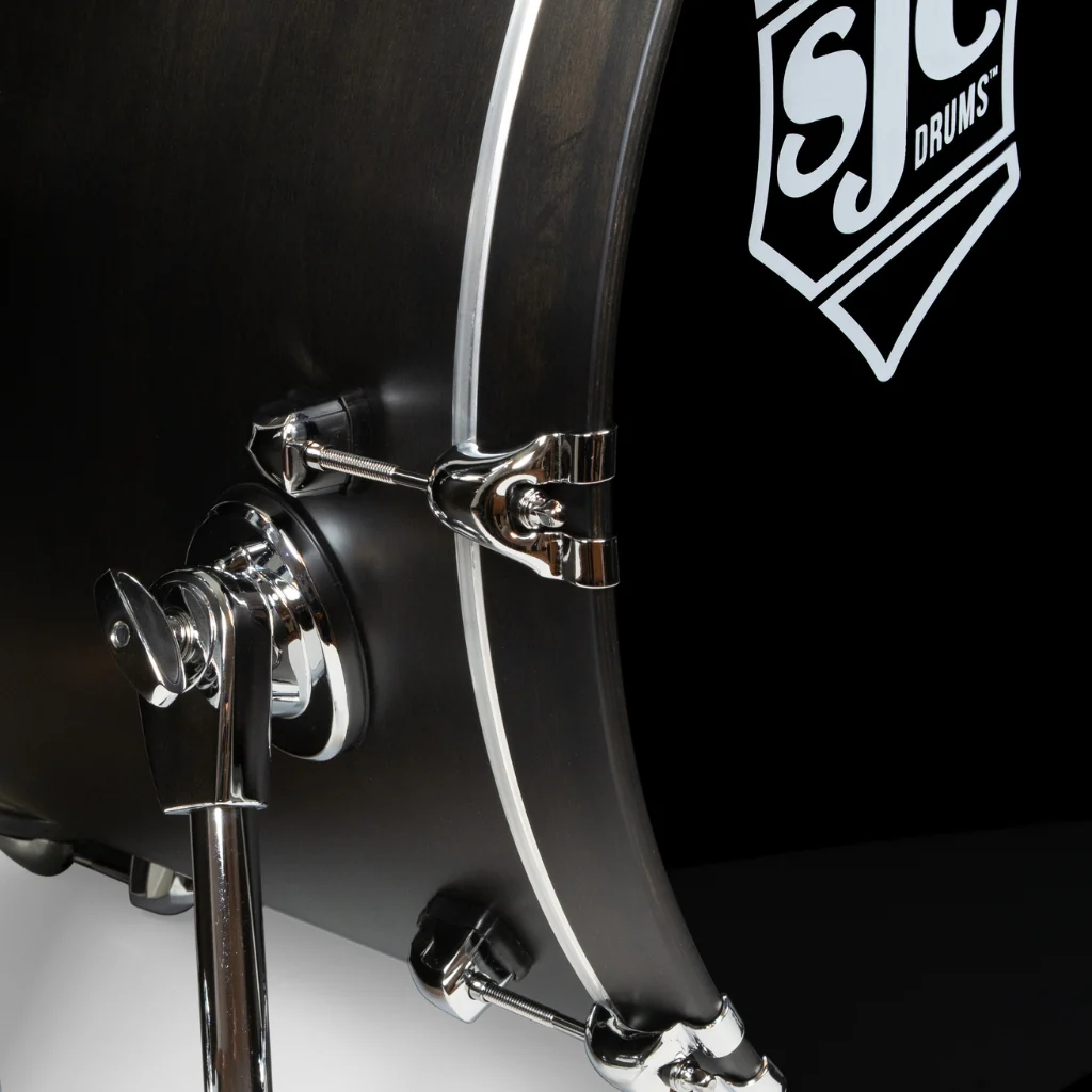 SJC Custom Drums Navigator 3-piece Shell Pack - Ghost Black - Image 3