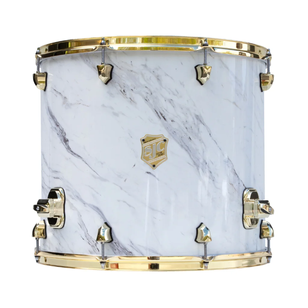 SJC Custom Drums Providence Series 3-piece Shell Pack - Calcutta White - Image 3