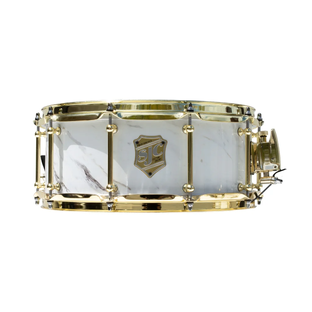SJC Custom Drums Providence Series Snare Drum - 6 x 14-inch - Calcutta White