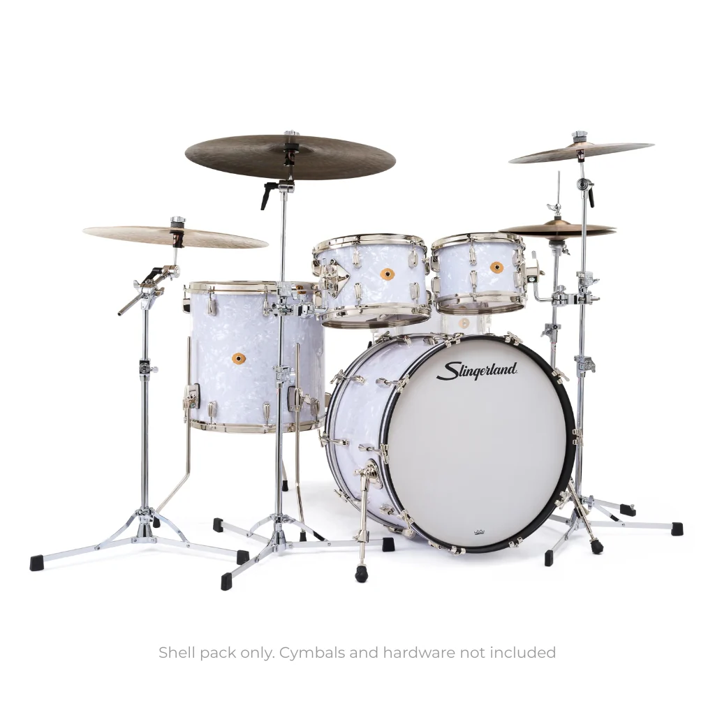Slingerland Radio King 4-piece Shell Pack - White Marine Pearl