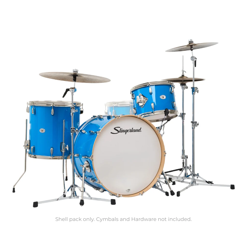 Slingerland Studio King 3-piece Shell Pack - Lunar Blue Lacquer