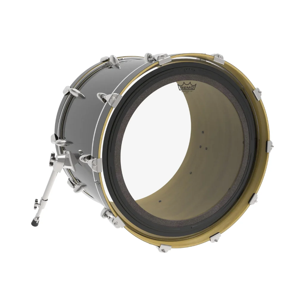 SMT Ambassador Clear 16" Bass Drum. Includes 21⁄2" Falam Patch - Image 2
