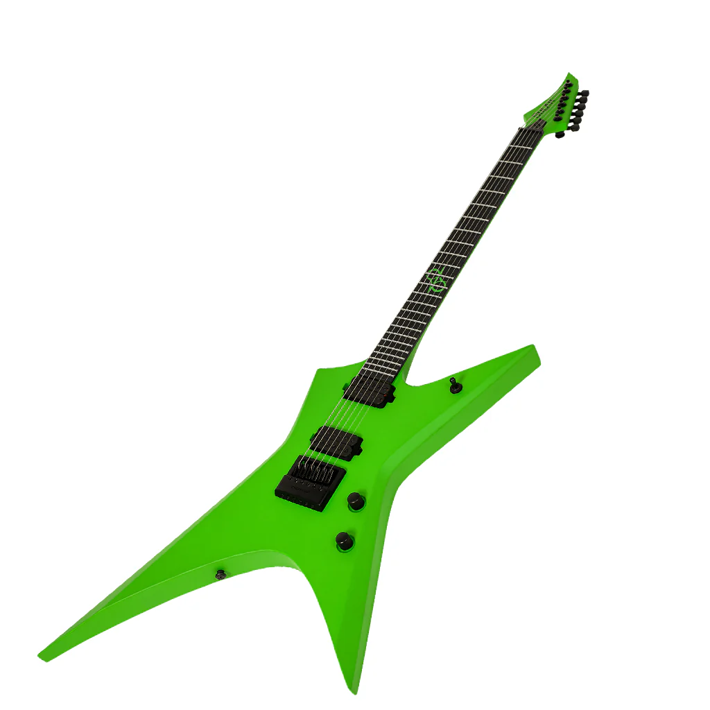 Solar X1.6GN Electric Guitar - Green Neon Matte - Image 8