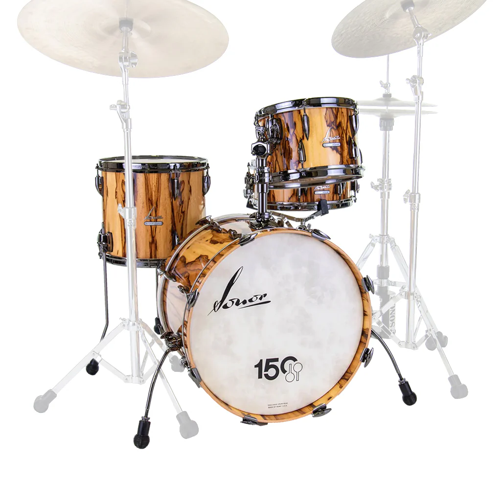 Sonor 150th Anniversary Vintage Craftsman 3-Piece Shell Pack - African Marble