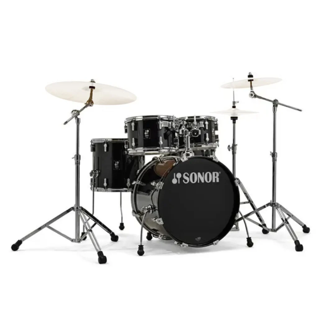 Sonor AQ1 Series Studio 5-Piece Kit with 2000 Series Hardware Set - Piano Black