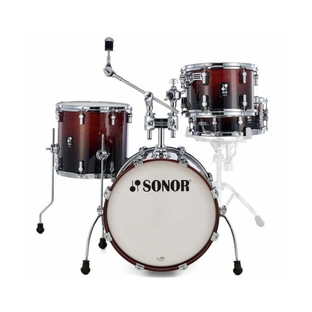 Sonor AQ2 Bop 4-piece Shell Pack with Snare - Brown Fade - Image 2