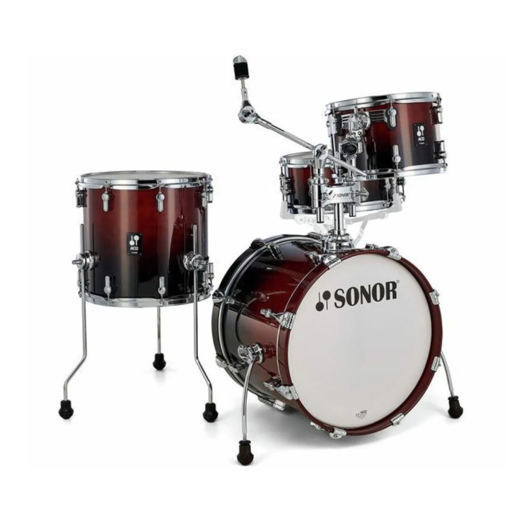Sonor AQ2 Bop 4-piece Shell Pack with Snare - Brown Fade - Image 3