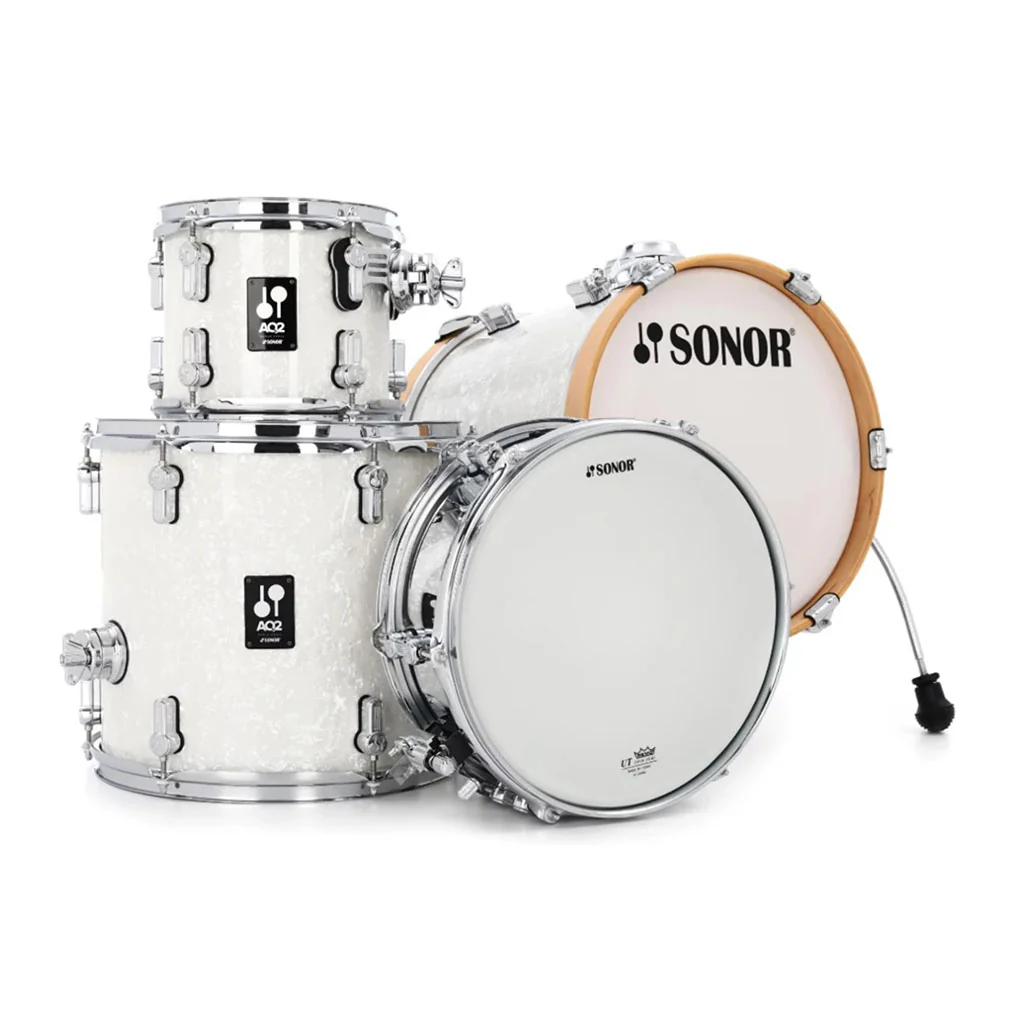 Sonor AQ2 Series Martini 4-Piece Shell Pack - White Pearl - Image 3