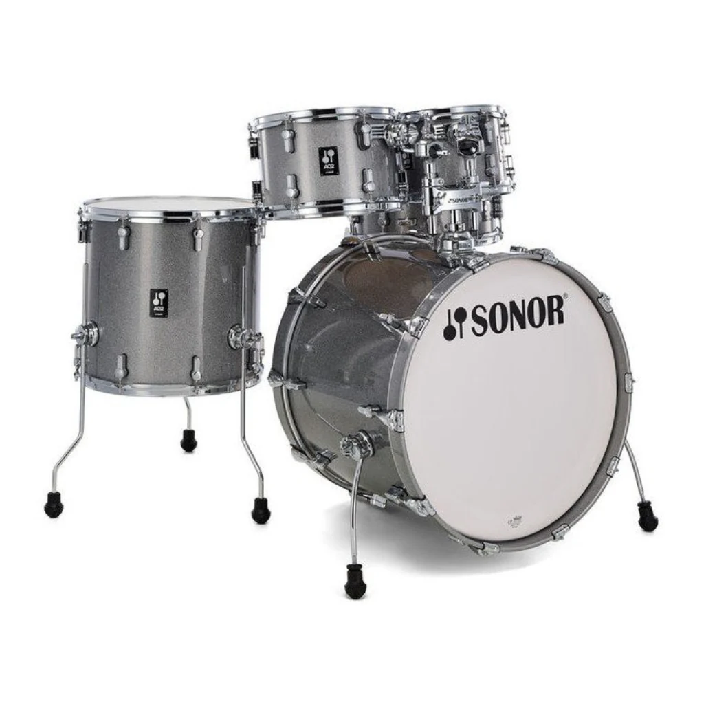 Sonor AQ2 Series Stage 5-Piece Shell Pack with 4000 series Hardware - Titanium Quartz - Image 2