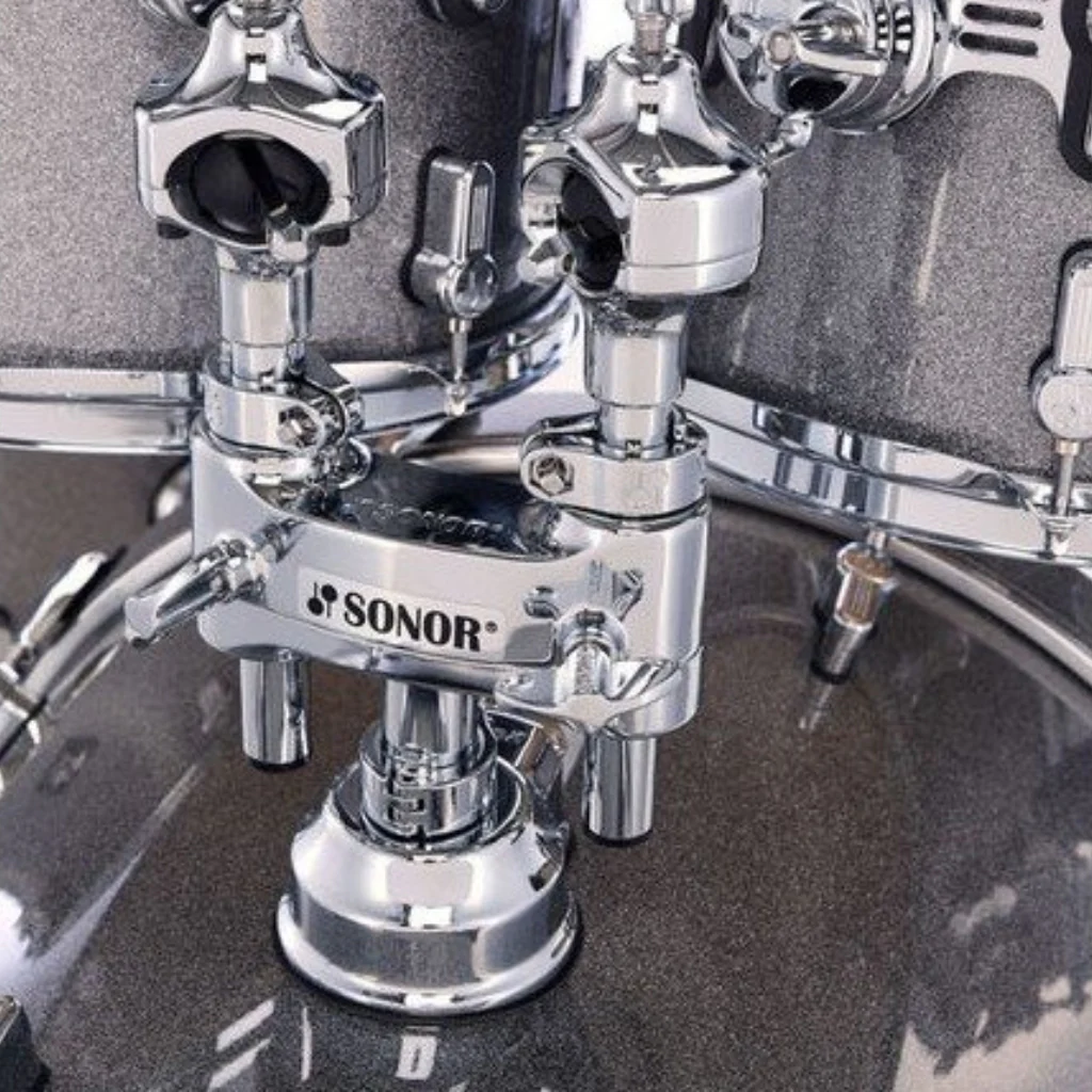 Sonor AQ2 Series Stage 5-Piece Shell Pack with 4000 series Hardware - Titanium Quartz - Image 4
