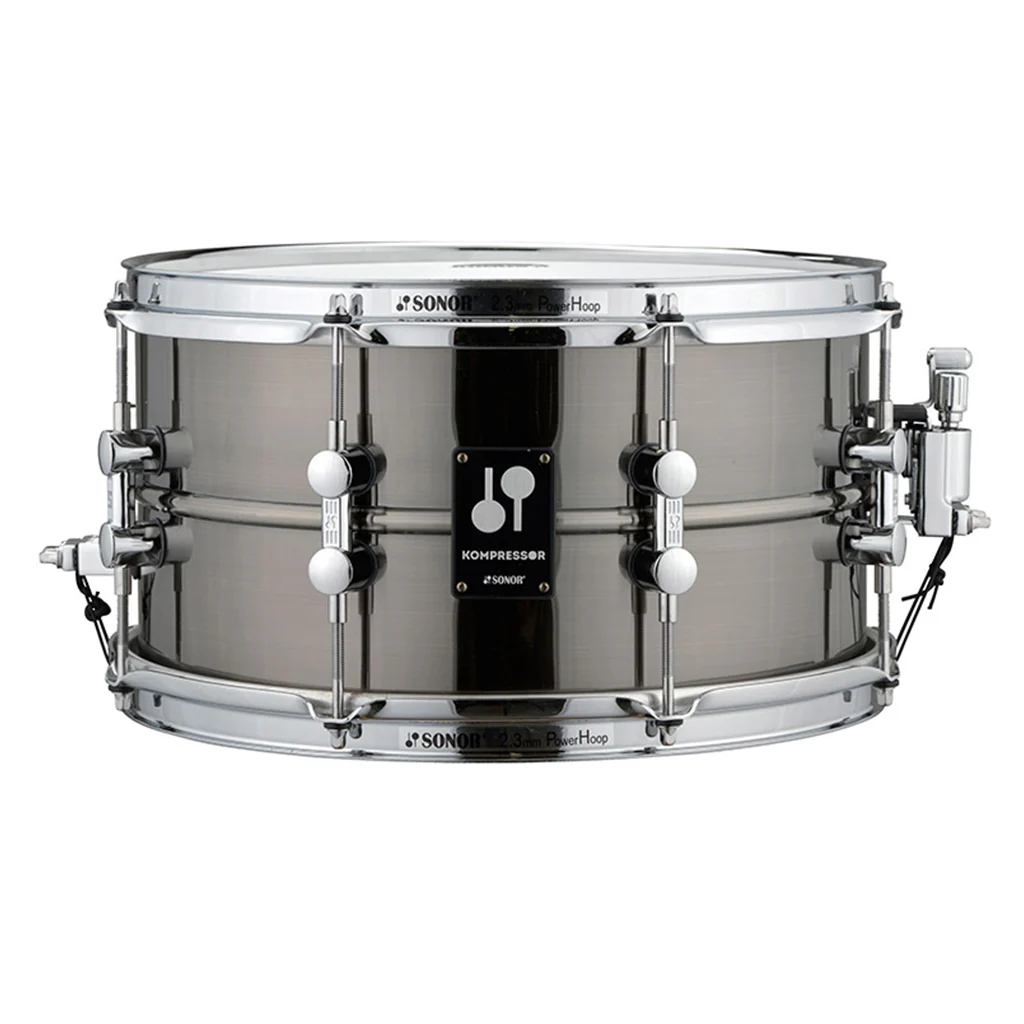 Sonor Kompressor 13"x7" Brass Snare Drum - Black Nickel Plated