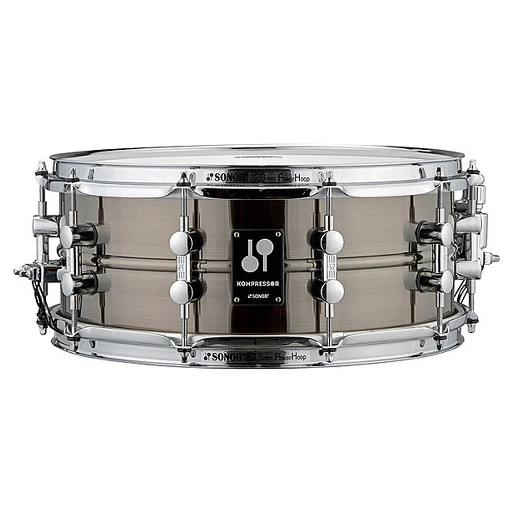 Sonor Kompressor 14"x5.75" Brass Snare Drum - Black Nickel Plated