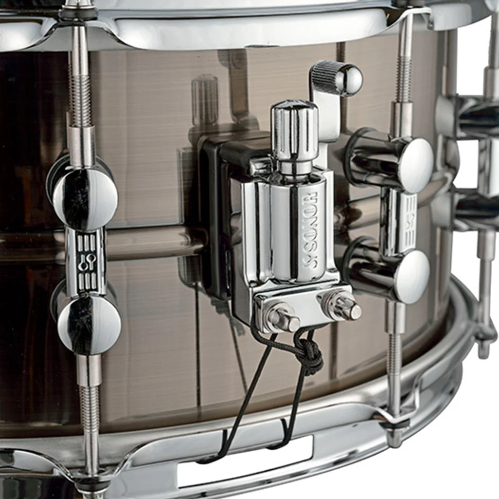 Sonor Kompressor 14"x5.75" Brass Snare Drum - Black Nickel Plated - Image 2