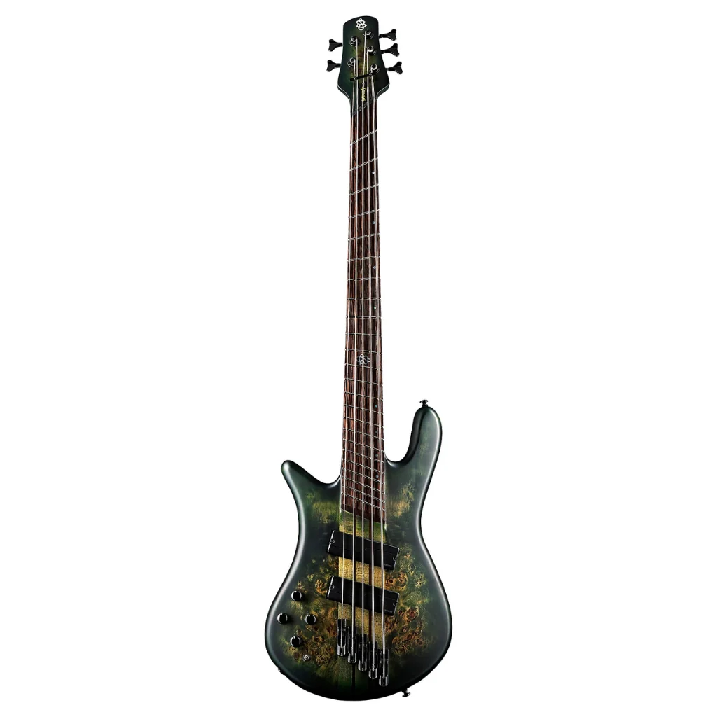 Spector Dimension 5 M/S  Left Hand Bass Guitar - Haunted Moss - Image 3