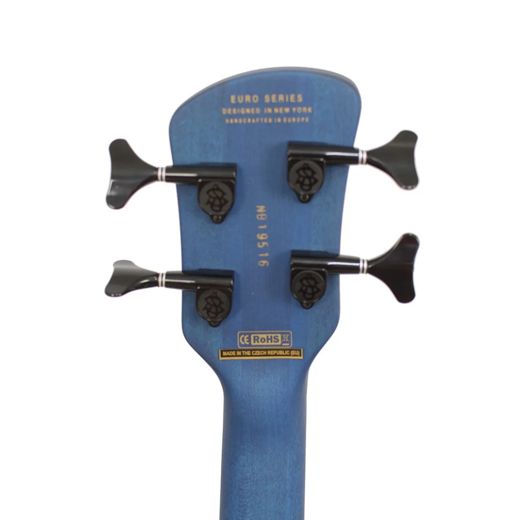 Spector Euro 4 LX Bass Guitar - Black & Blue - Image 6