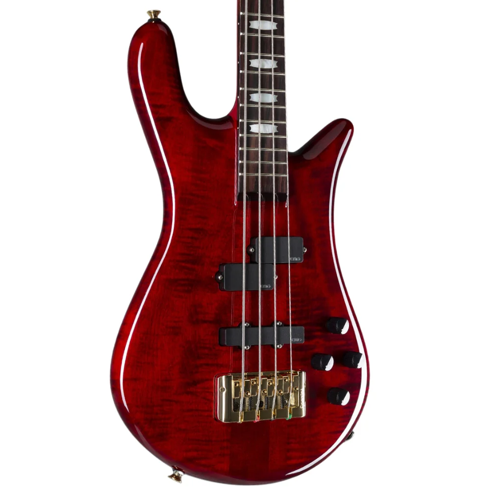 Spector Euro 4 LX Bass Guitar - Black Cherry Gloss - Image 8