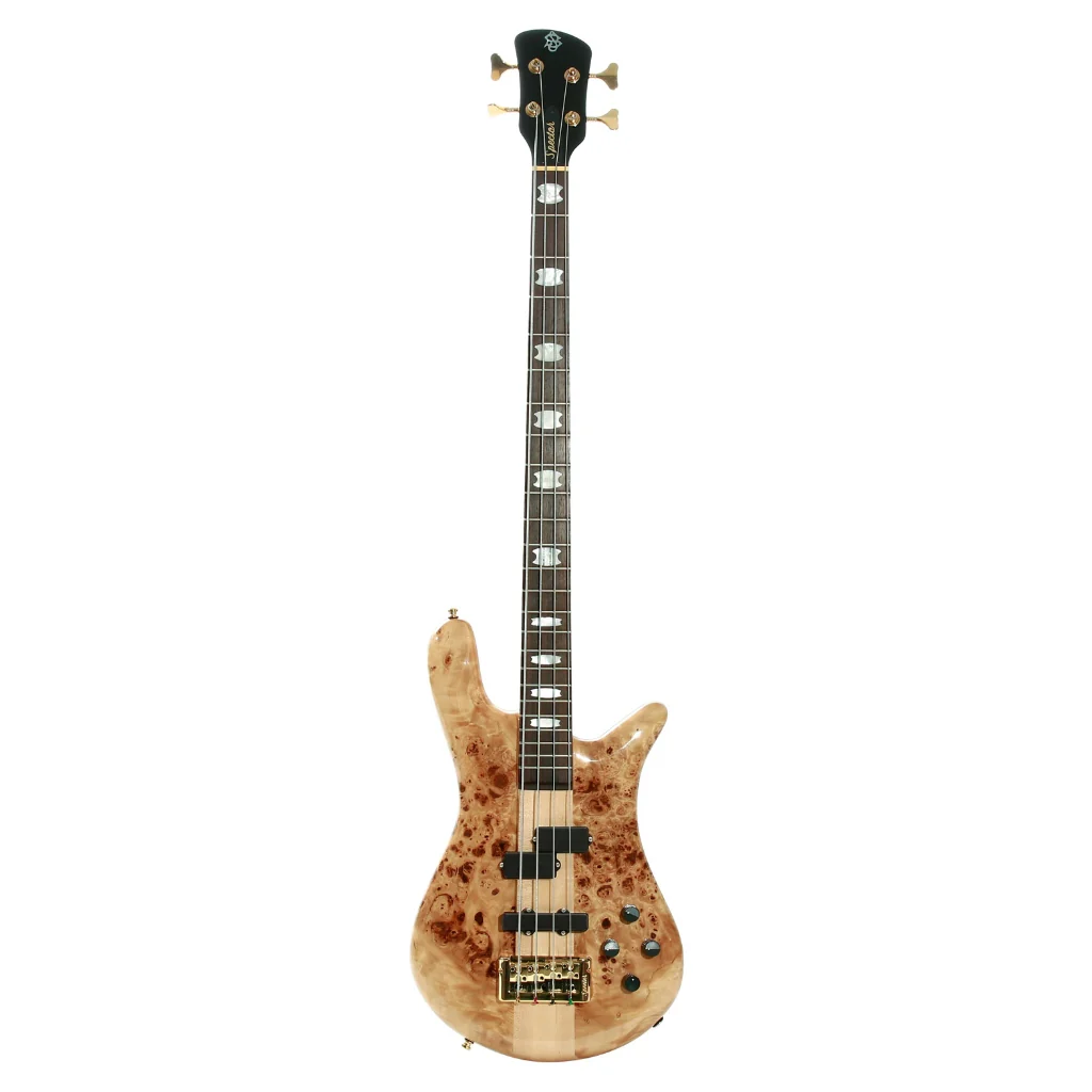 Spector Euro 4 LX Bass Guitar - Poplar Burl Natural - Image 3
