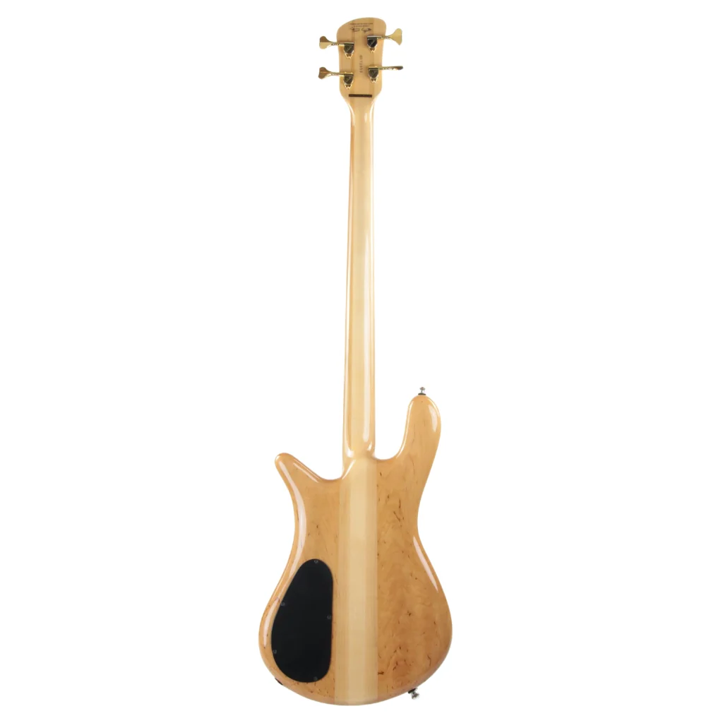 Spector Euro 4 LX Bass Guitar - Poplar Burl Natural - Image 4