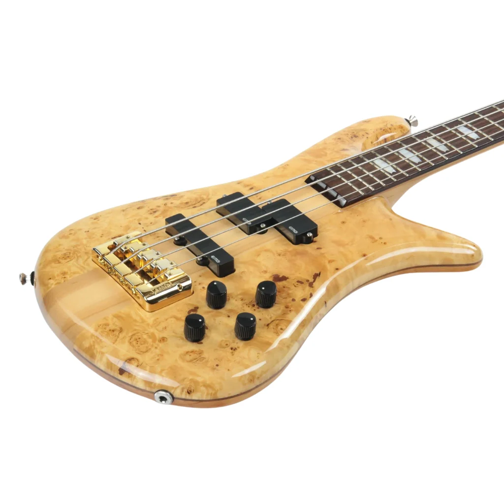 Spector Euro 4 LX Bass Guitar - Poplar Burl Natural - Image 8