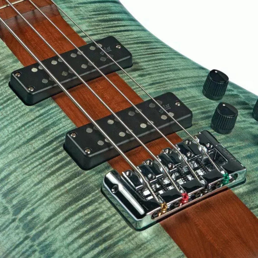 Spector Euro 4 Roasted Bass Guitar - Turquoise Tide - Image 7