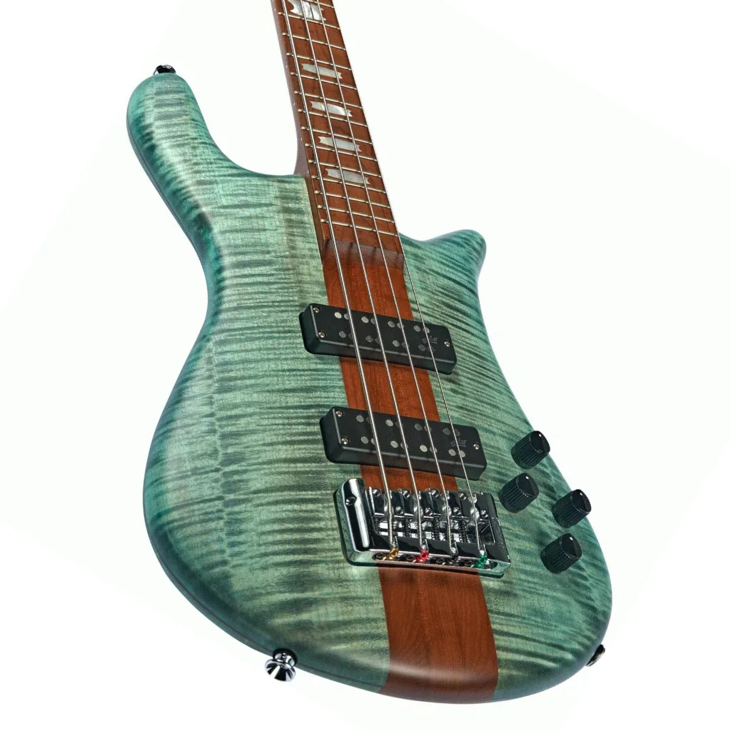 Spector Euro 4 Roasted Bass Guitar - Turquoise Tide - Image 8