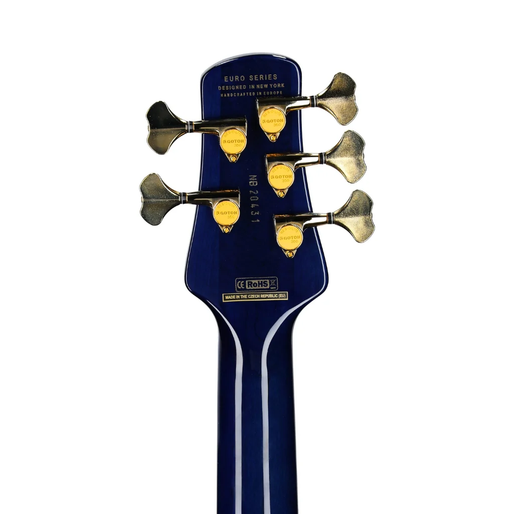 Spector Euro 5 LT Bass Guitar - Blue Fade Gloss - Image 6