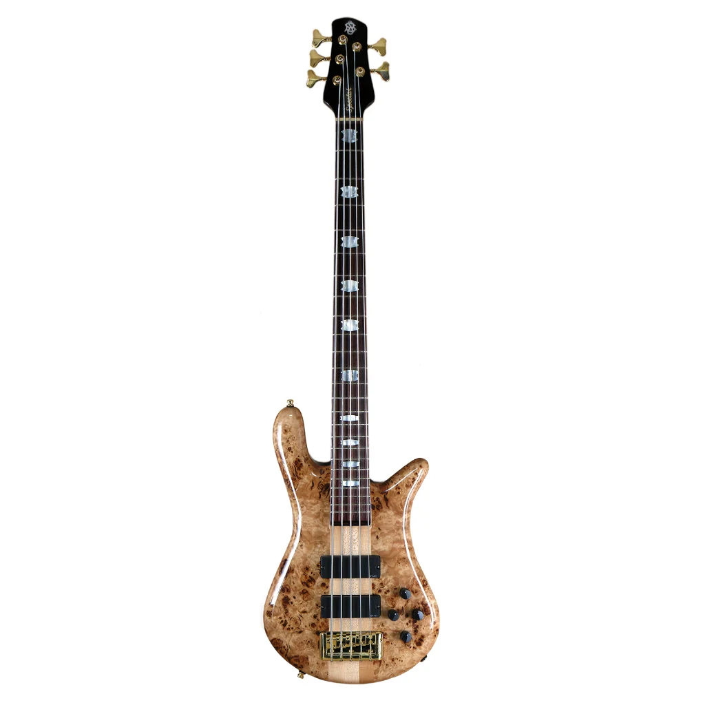 Spector Euro 5 LX Bass Guitar - Poplar Burl Gloss - Image 3