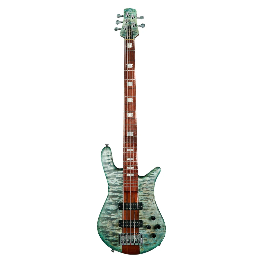 Spector Euro 5 Roasted Bass Guitar - Turquoise Tide - Image 3