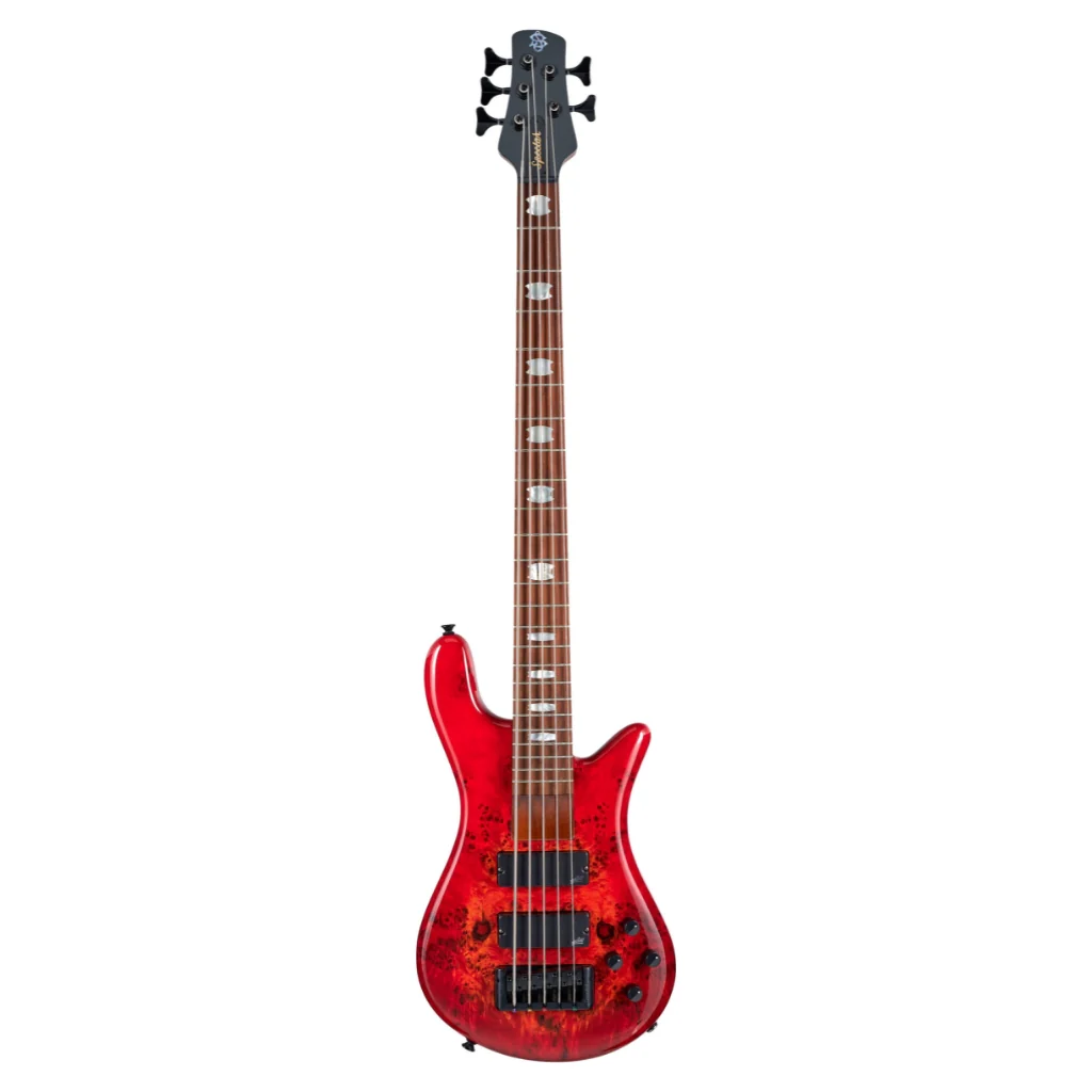 Spector EuroBolt 5 Bass Guitar - Inferno Red - Image 3