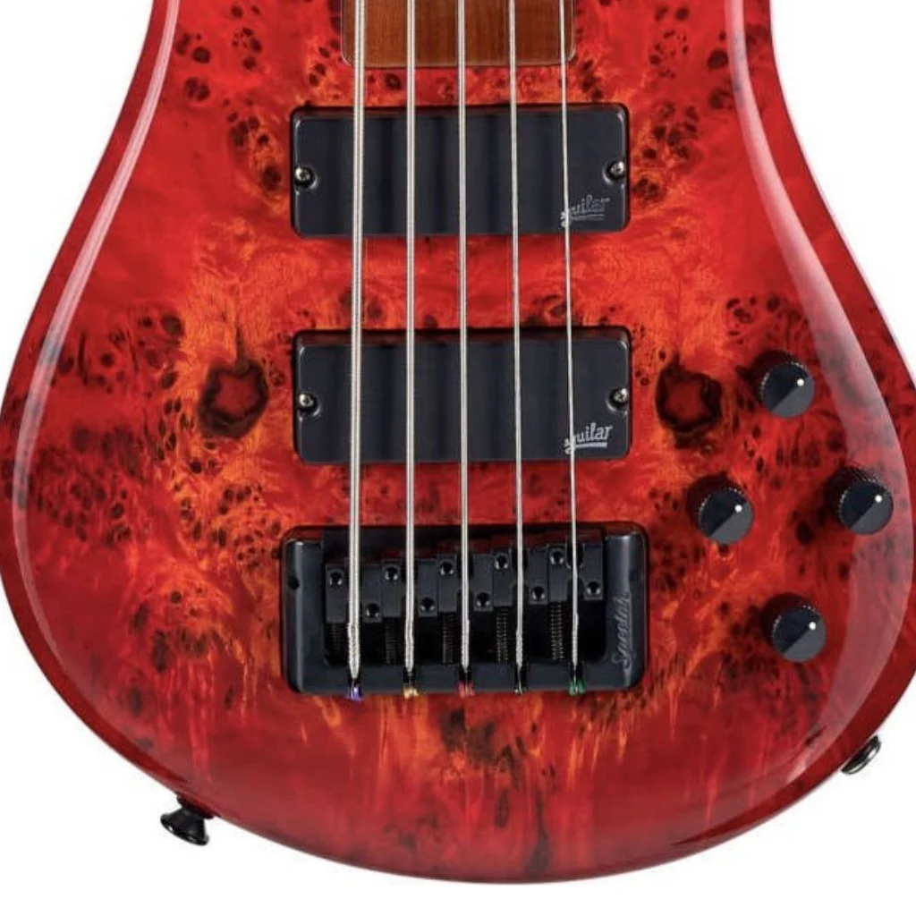 Spector EuroBolt 5 Bass Guitar - Inferno Red - Image 7