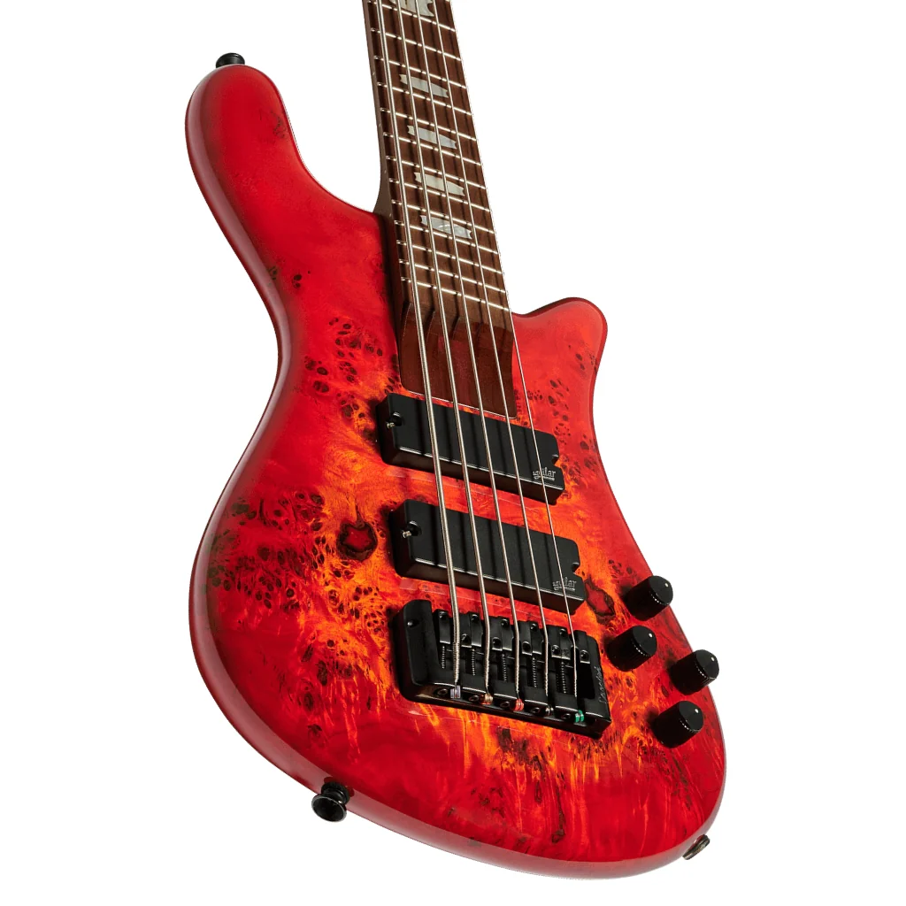 Spector EuroBolt 5 Bass Guitar - Inferno Red - Image 8