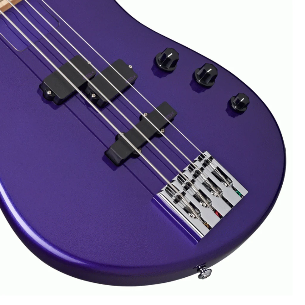 Spector Icon NC-4 Frank Bello Signature Bass Guitar - Tina Rose Metallic Purple - Image 6