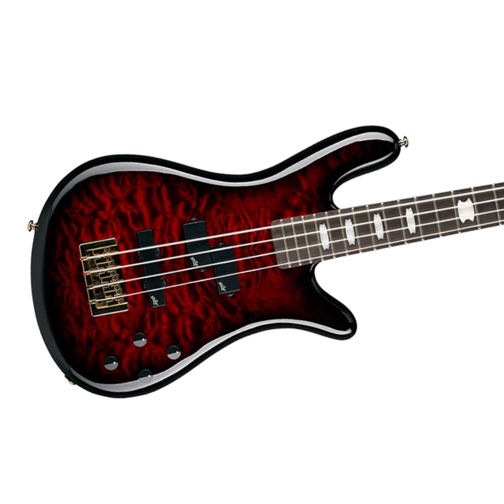 Spector Icon NS-2 Electric Bass Guitar - Black Cherry Gloss - Image 6