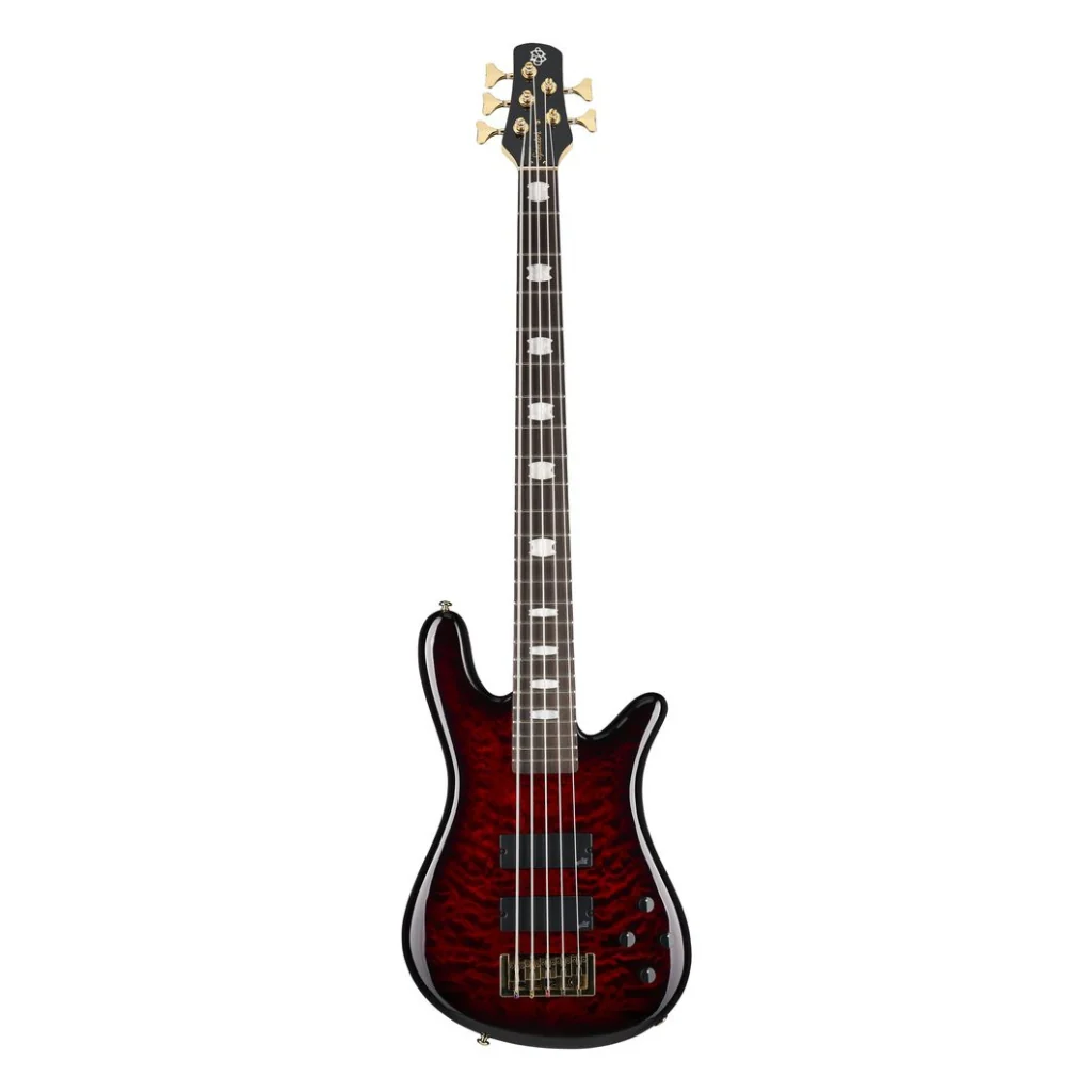 Spector Icon NS-5 5-string Electric Bass Guitar - Black Cherry Gloss - Image 2