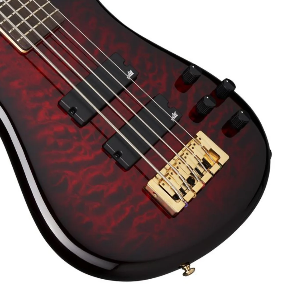 Spector Icon NS-5 5-string Electric Bass Guitar - Black Cherry Gloss - Image 6