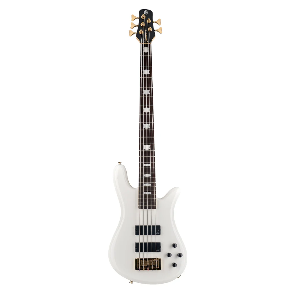 Spector Icon NS-5 5-string Electric Bass Guitar - White Gloss - Image 2