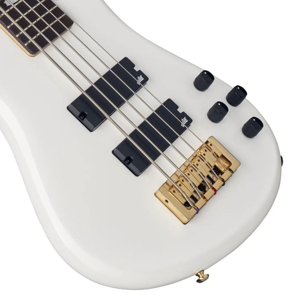 Spector Icon NS-5 5-string Electric Bass Guitar - White Gloss - Image 6